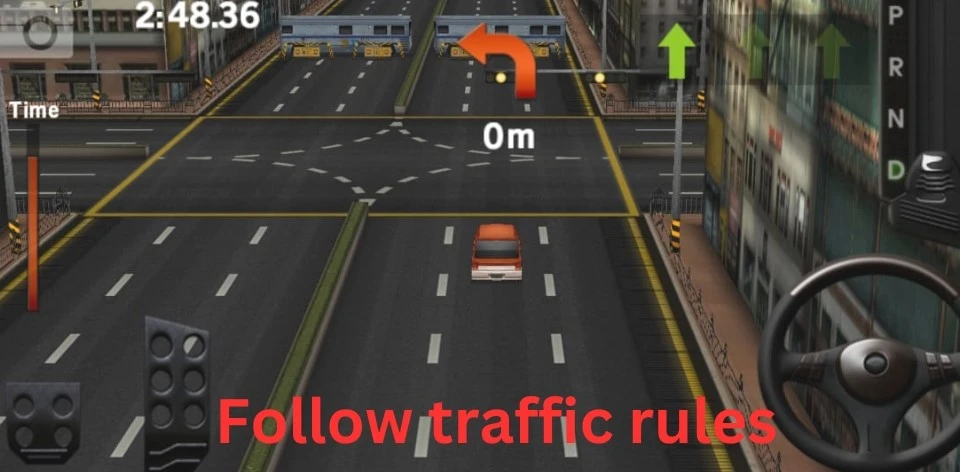 Traffic rules in dr driving